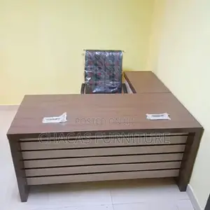Executive L-Shaped Office Desk - Brand New 140cm Manager Workstation