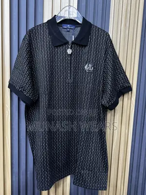 Angello Gallaso Polo Black Color M-5xl