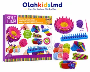 Fashion Knitting Loom Set – Diy Hat, Scarf Headband Kit, Ages 6+