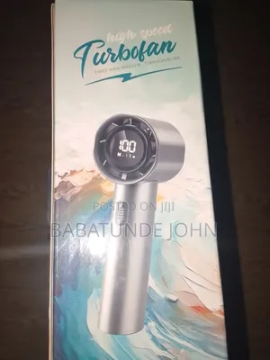 Handheld Digital Turbofan That Last Long