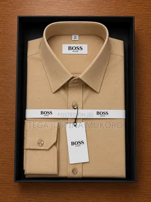 High Quality Hugo Boss Men's Long Sleeve Shirt