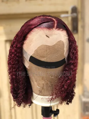 Pixie Curls Wig (Wine Colour)