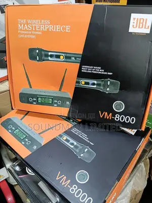 JBL Masterpiece Wireless Microphone 2 Mic System Uhftransmitter Vm8000