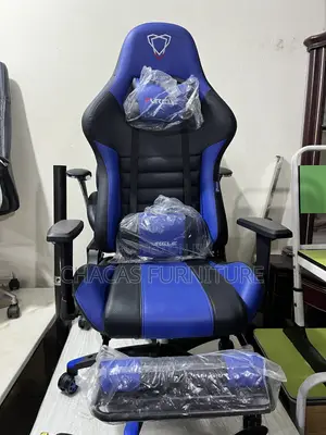 Furgle Ergonomic Gaming Chair With Footrest - Brand New Premium Seat