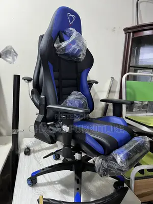 Furgle Ergonomic Gaming Chair With Footrest - Brand New Premium Seat