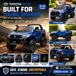 Blue Color Toyota Hilux Ride-on Kids Luxury Car