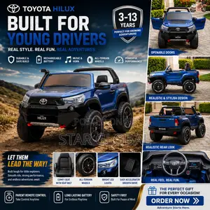 Get Blue Toyota Hilux Ride-on Truck Every Child Wishes They Had