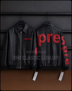 Top Quality Luxury Leather Jacket Supreme Best Quality Well Branded