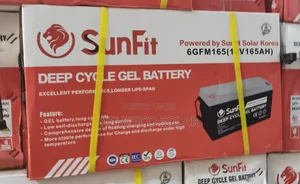 Durable 12v 165ah Sunfit Solar Battery – Maintenance Free