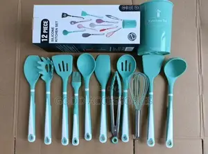 12-Piece Silicone Non-Stick Cookware Utensil Set