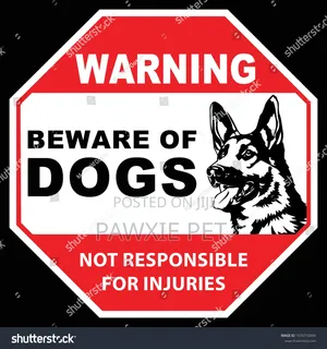 Nunbell Dog Warning Signs