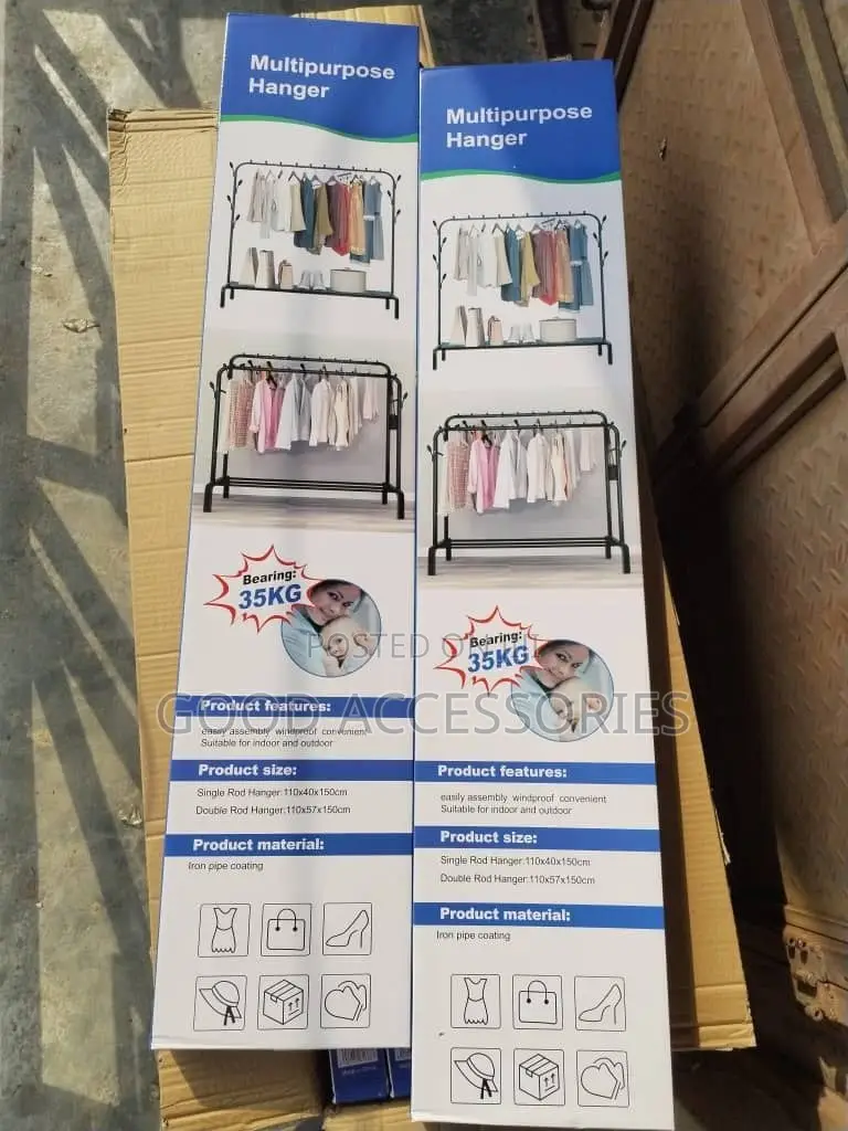 Multi-Functional Clothes Hanger Garment Rack
