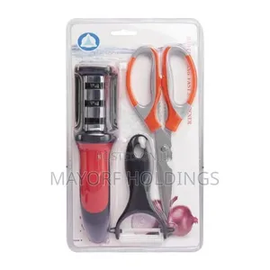 Knife Sharpener/Peeler Scissors