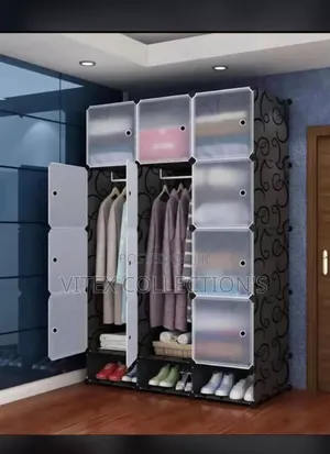 3 Column Plastic Quality Wardrobe