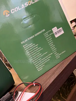 Solar Power Generator Cola 3600 Plus