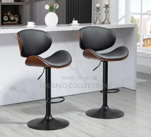 Quality Leather Adjustable Height Bar Stool