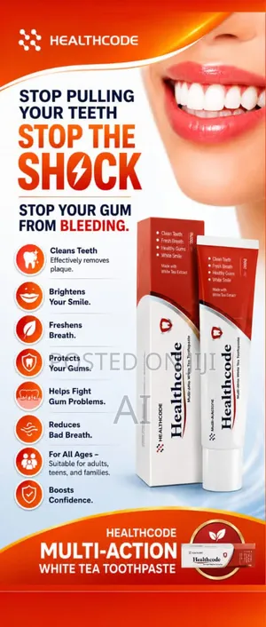 Healthcode Multi-Action White Tea Toothpaste- For Healthy Teeth