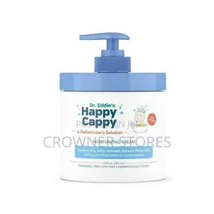 Dr. Eddie's Happy Cappy Moisturizing Eczema Cream for Babies, 12 Oz