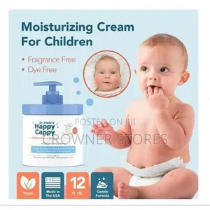 Dr. Eddie's Happy Cappy Moisturizing Eczema Cream for Babies, 12 Oz