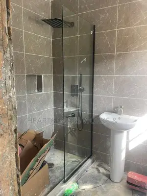 Premium One-Sided Frameless Shower Glass Partition