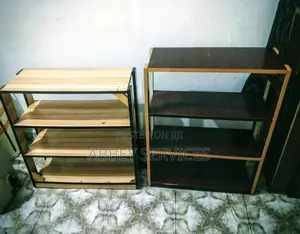 Two Strong 4-Tier Wooden Shoe Racks / Shelves