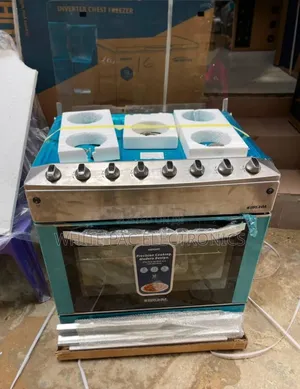 Bruhm Standing 5 Burner Automatic Gas Cooker With Gas Oven > 2 Yrs