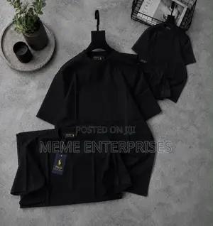 Designer Plain Black Tshirt