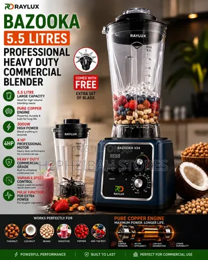 Raylux 5.5 Litres Bazooka V24 Engine Heavy Duty Commercial Blender