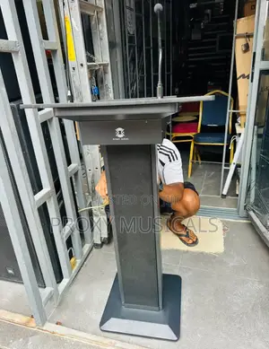 Lectern Pulpit Stand Wireless With in Built Mics and Speaker