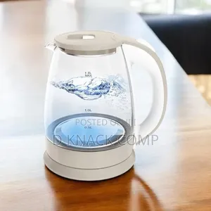 1.8 Liters Blue Light Glass Electric Kettle.