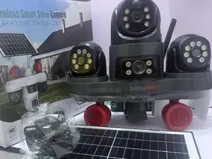 CCTV 3 Lens Full Hd Intelligent Wireless Solar Powered