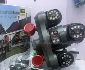 Triple Lens 4g Solar CCTV Camera – Wireless Outdoor PTZ Security Camer