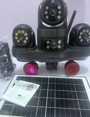 3 Lens Lens 4g Solar CCTV Camera – Wireless Outdoor PTZ Security