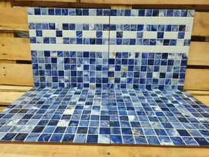 Spanish 33x33 Swimming Pool Tile With Greek Key Border