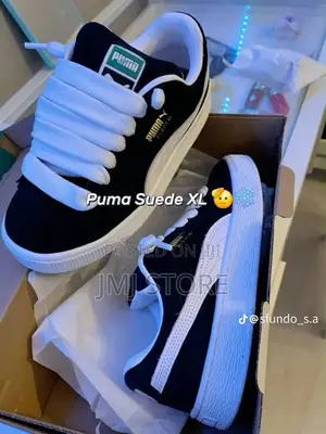 High Quality Puma Suede Xl Black Sneakers Available in Store