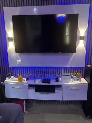 Tv Console, With Side and Led Lighting