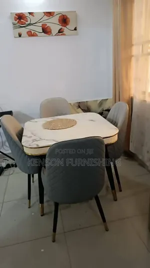 Quality Marble Dining Table With 4 Chair