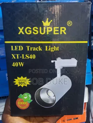 40w Track Light Adjustable Track Ceiling/Wall Spotlight In1 – Black