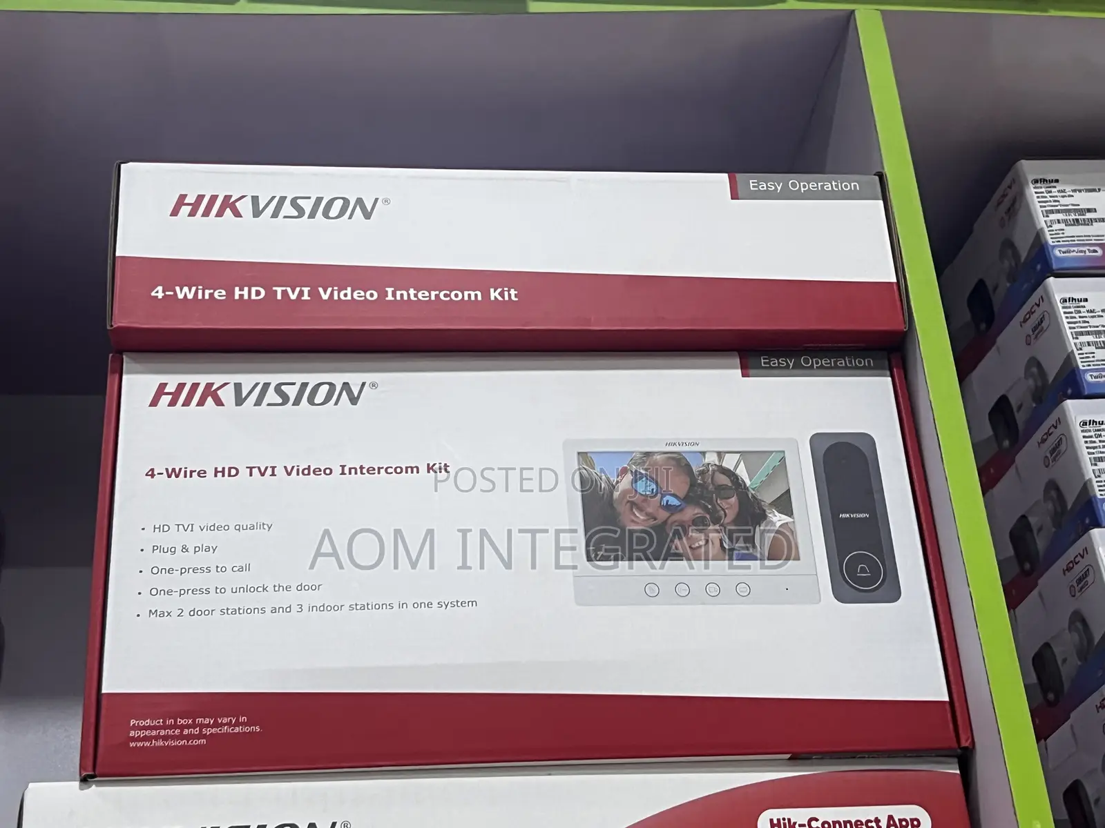 4-Wire Hd Tvi Video Intercom Kit