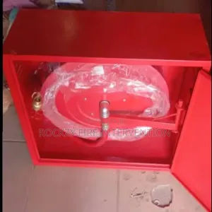Hose Reel With Cabinet for Company and Industrial Purposes