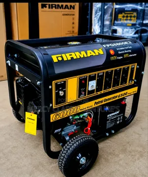 Firman Fpg8800e2 7.5kva Key Start Petrol Generator – 100% Copper Coil