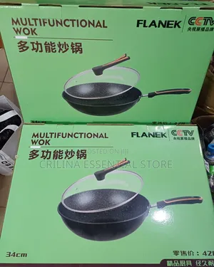 Flanek CCTV 34cm Multifunctional Wok Fry Pan