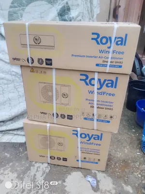 Royal Wind Free 1.5hp Inverter Ac Bm12rsa-R32-Inv Black Colour