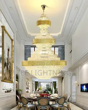 Luxurious Crystal Void Chandelier (Size 1200mm)
