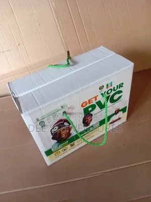 Neat Rope Carton With Stickers on It