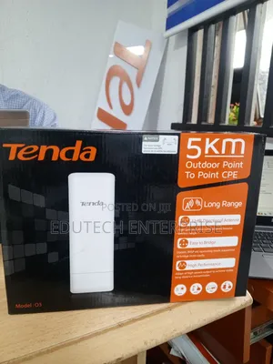 Tenda 2.4ghz 5km+ 12dbi 11n 150mpbs Outdoor Cpe ( Nano M2)