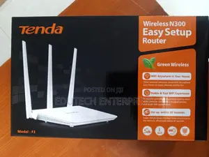 Tenda 300mpbs Wireless Router ( 3 Antennas)