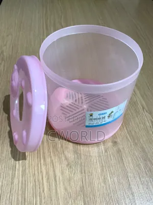 Cute Pink Transparent Tissue Holder