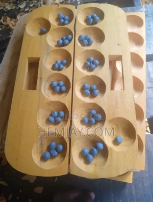 Standard Ayoo/Opon Board With Original Seed