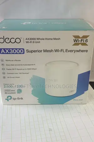 Tp-Link Deco X50 Ax3000 Wo-Fo6 Mesh